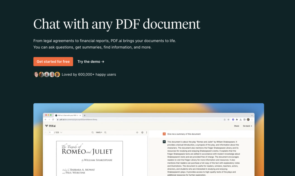 PDF AI: Chat with any PDF document Powered | GPT-4 support