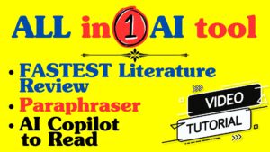 FASTEST Literature Review + Paraphraser + AI Copilot to Read Faster | FULL TUTORIAL | All in 1