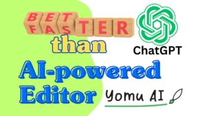 Better Editor than ChatGPT and Jenni AI? WRITE Better and Faster | Yomu AI | FULL TUTORIAL