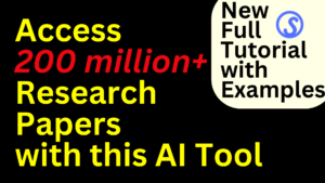 Free Access to 200+ Million Academic Papers with #artificialintelligence #sourcely #ai