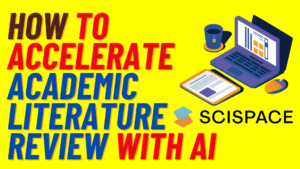 How to Use the SciSpace Literature Review Tool - New