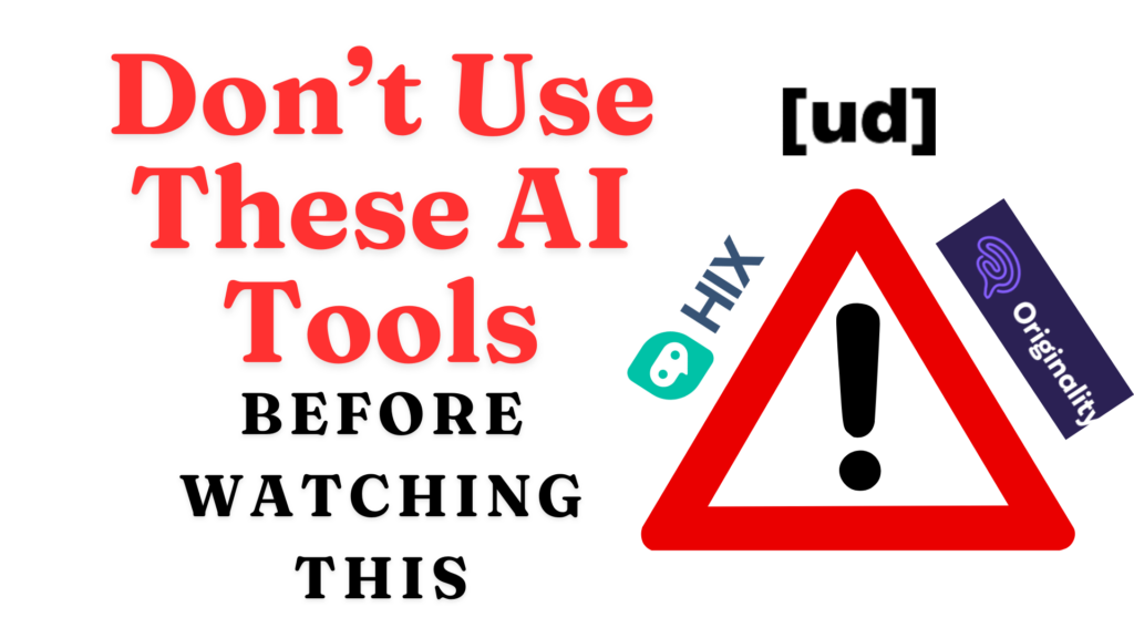 DON'T Use These Humaniser and Detector AI Tools Blindly